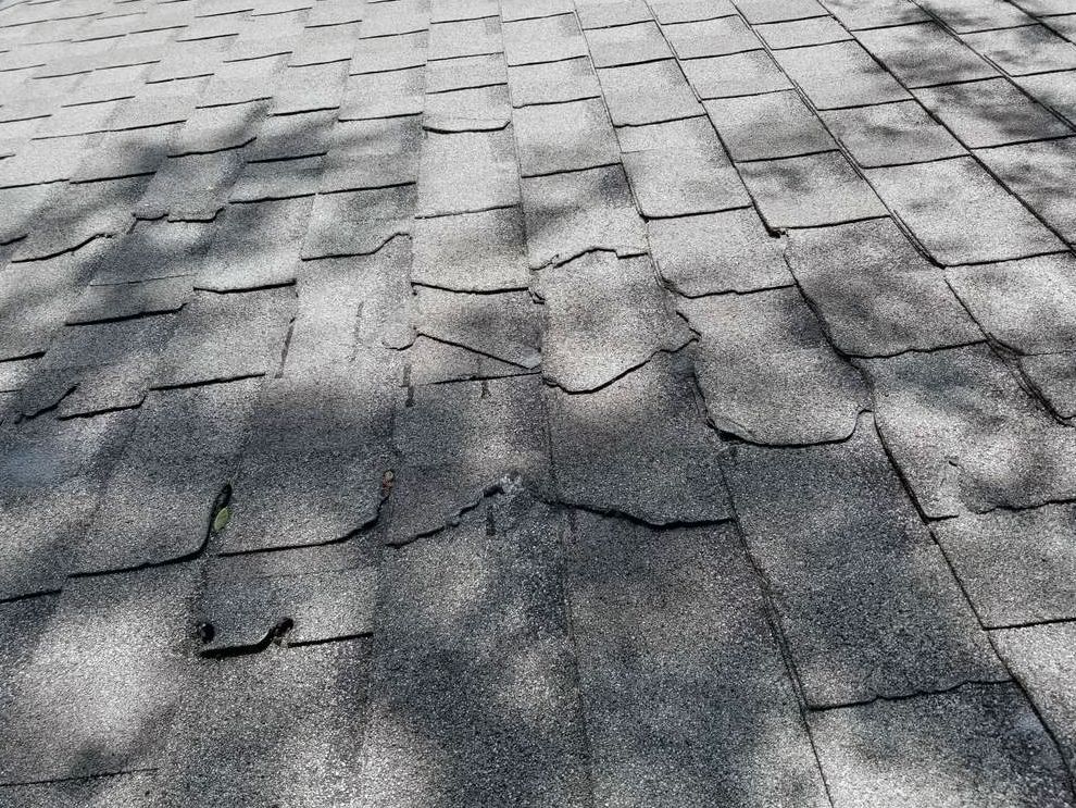 Storm damage in Spring, TX (illustrative)