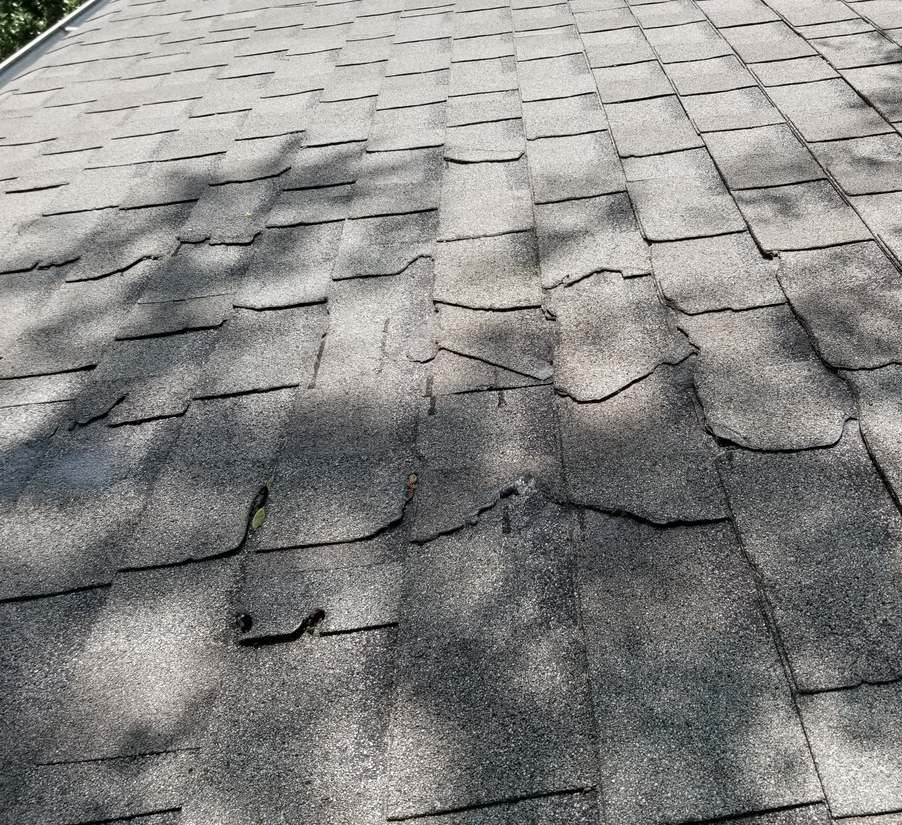 Roof work in Baytown, TX (illustrative)