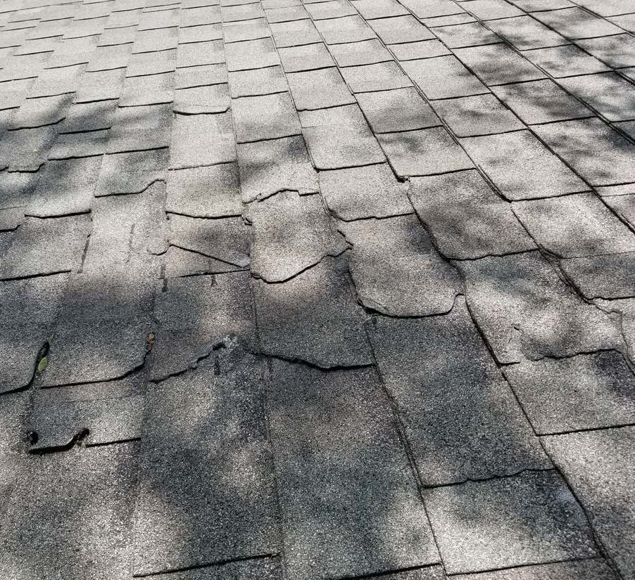 Shingle repair in Conroe, TX (illustrative)