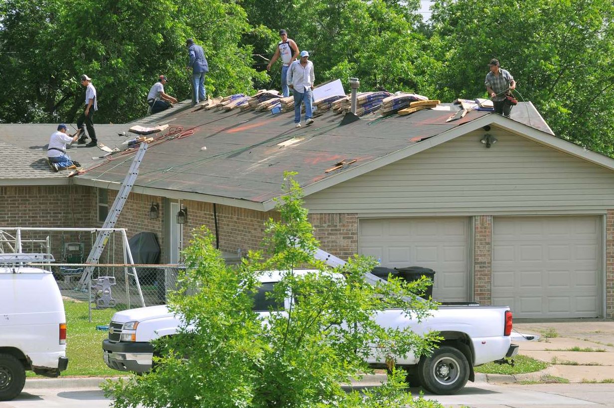 Roof replacement in Pearland, TX (illustrative)