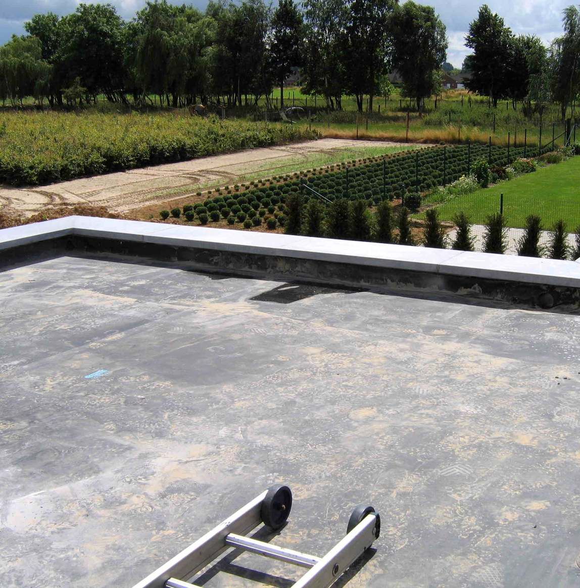 Flat roof repair in Spring, TX (illustrative)